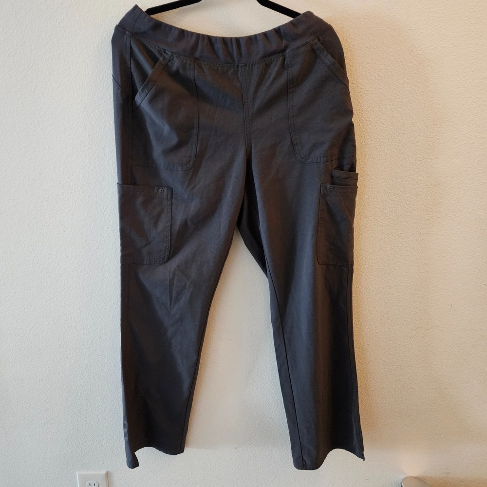 Cherokee Womens Medical Scrub Pants Pewter Gray Size Medium